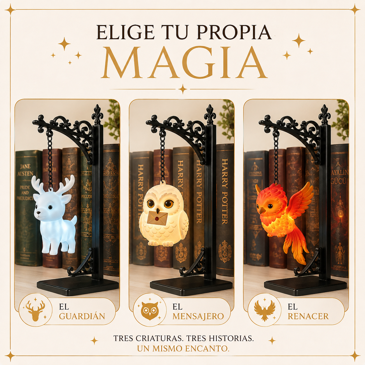 Lámpara Encantada para Libros